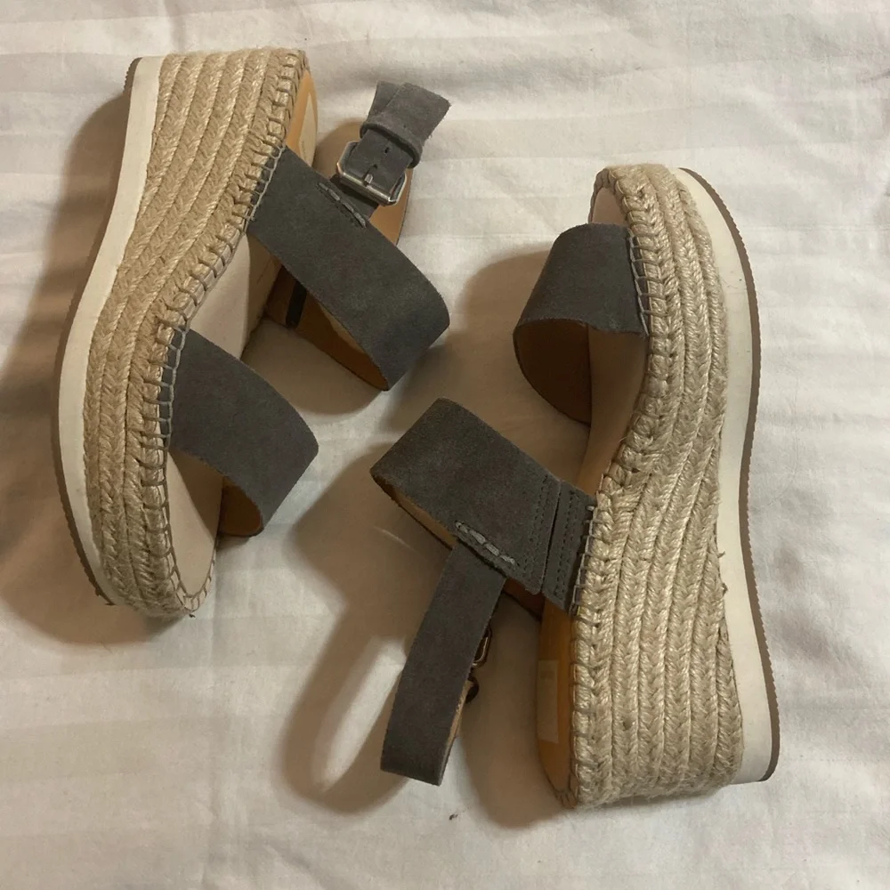 Dolce Vita Mauri Suede Espadrille Sandals - Picture 7 of 8
